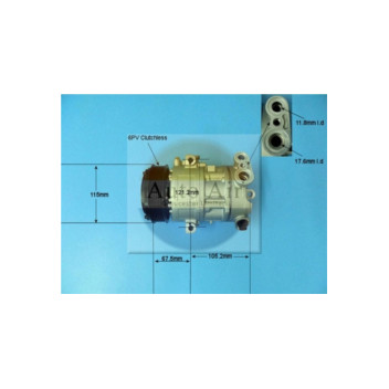 Auto Air 14-1447P - Compressor (A/C)