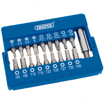 Draper 82393 - Magnetic Bit Holder Set (19 Piece)