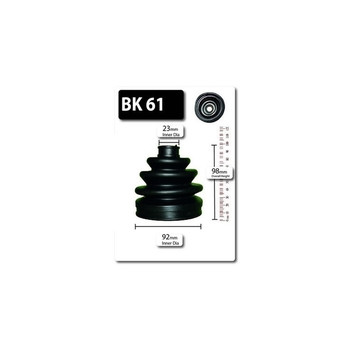 Shaftec BK61 - CV Boot Kit (Front Outer)