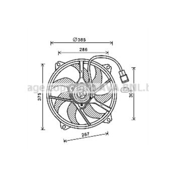 AVA PE7556 - Cooling Fan