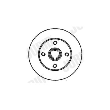 Jurid 561460J-1 - Brake Disc (Rear)