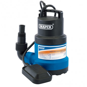 Draper 61668 - 125L/Min Submersible Water Pump with Float Switch (350W)