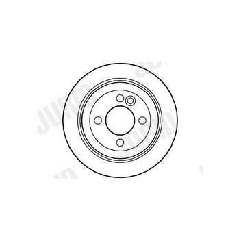 Jurid 563431JC-1 - Brake Disc (Rear)