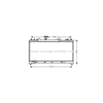 AVA MZ2226 - Radiator