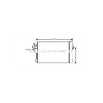 AVA MSA5484D - Condenser (A/C)