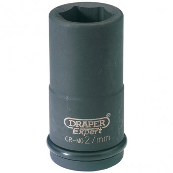 Draper Expert 71908 - Expert 27mm 3/4" Square Drive Hi-Torq&#174; 6 Point Deep Impact Socket
