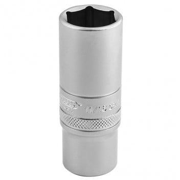 Draper Expert 16585 - 3/8" Square Drive 6 Point Metric Deep Socket (17mm)