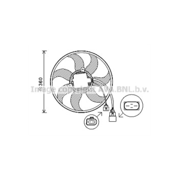 AVA VN7537 - Cooling Fan