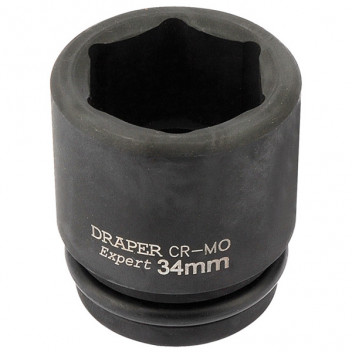 Draper Expert 93267 - Expert 34mm 3/4" Square Drive Hi-Torq&#174; 6 Point Impact S