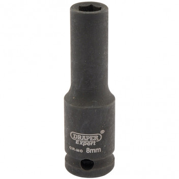 Draper Expert 06881 - Expert 8mm 3/8" Square Drive Hi-Torq&#174; 6 Point Deep Impact Socket