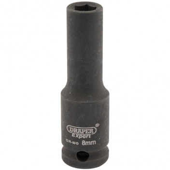 Draper Expert 06881 - Expert 8mm 3/8" Square Drive Hi-Torq&#174; 6 Point Deep Impa