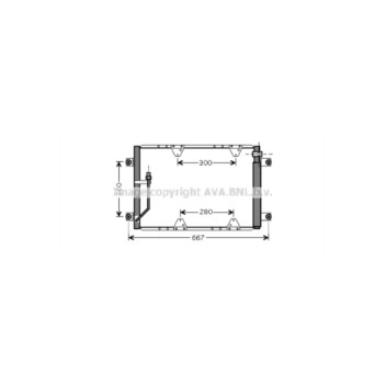 AVA SZ5107D - Condenser (A/C)
