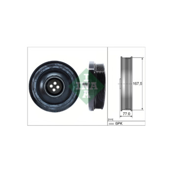 INA 544013710 - Torsion Vibration Damper