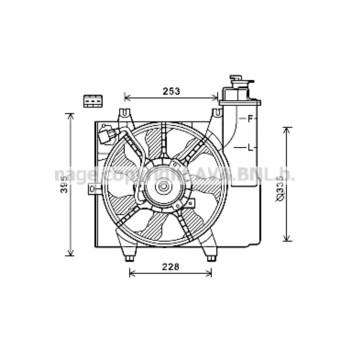 AVA KA7528 - Cooling Fan
