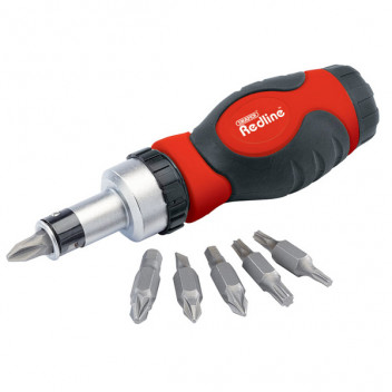 68924 - Ratcheting Screwdriver and Bit Set (6 piece)