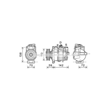 AVA AIAK396 - Compressor (A/C)