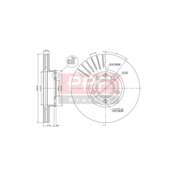 PPF DS5086 - Brake Disc (Front)