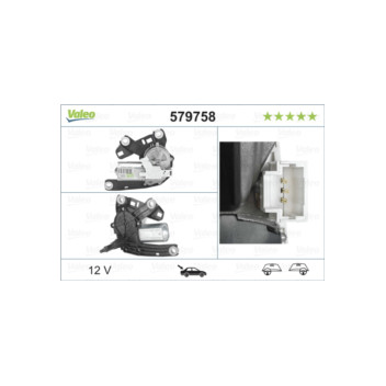 Valeo 579758 - Wiper Motor (Rear)