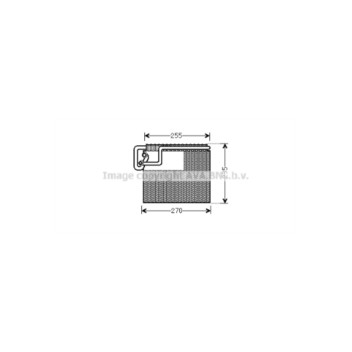 AVA OLV481 - Evaporator (A/C)