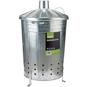 Draper 53253 - Galvanised Garden Incinerator (85L)