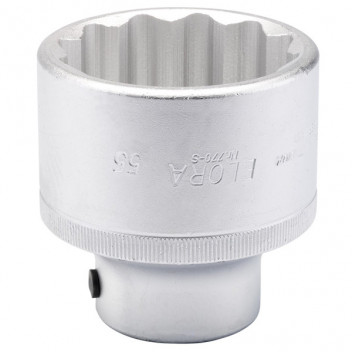 00898 - 55mm 3/4" Square Drive Elora Bi-Hexagon Socket