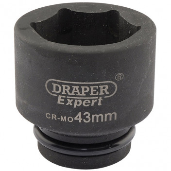 Draper Expert 05024 - Expert 43mm 3/4" Square Drive Hi-Torq&#174; 6 Point Impact S