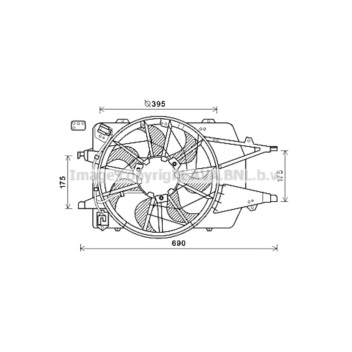AVA FD7577 - Cooling Fan