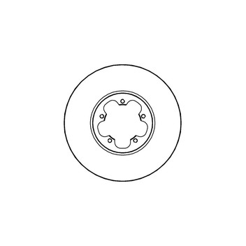 PPF DS5088 - Brake Disc (Front)