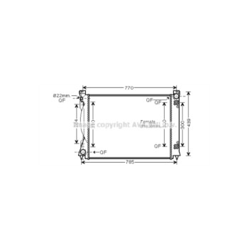 AVA AI2236 - Radiator