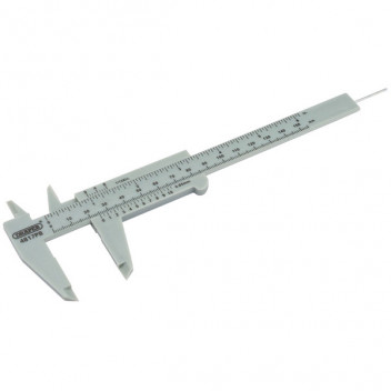 Draper 73863 - 0 - 150mm or 6" Plastic Vernier Caliper