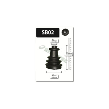 Shaftec SB02 - CV Boot Kit (Front Outer)