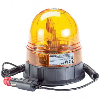 Draper 63878 - 12/24V Magnetic Base Rotating Beacon