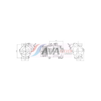 AVA FDAK732 - Compressor (A/C)