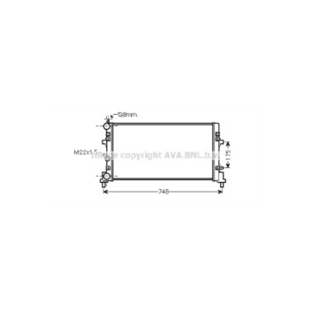 AVA STA2037 - Radiator