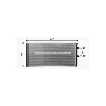 AVA BW2604 - Radiator