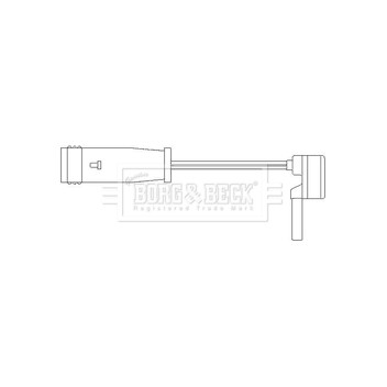 Borg & Beck BWL3001 - Wear Indicator/Lead (Front, Rear)