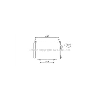 AVA HY5245D - Condenser (A/C)