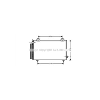 AVA TOA5594D - Condenser (A/C)