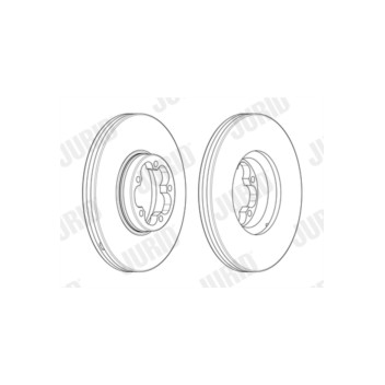 Jurid 563122JC-1 - Brake Disc (Front)