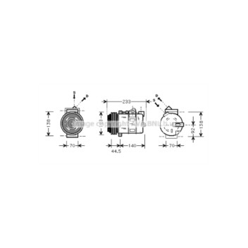  MSAK277 - Compressor (A/C)