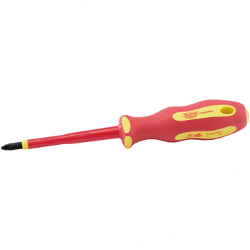Draper 64484 - Ergo Plus&#174; VDE No.2 x 100mm PZ Slot Screwdriver