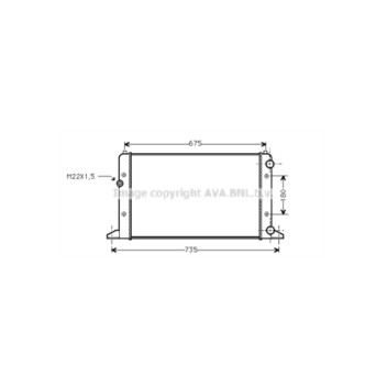 AVA VNA2160 - Radiator