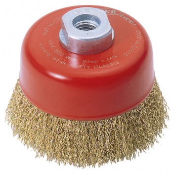 Draper Expert 52636 - Expert 80mm x M14 Crimped Wire Cup Brush