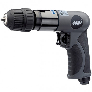 Draper Expert 14258 - Expert Composite Body Soft Grip Reversible Air Drill with 10mm Keyless Chuck