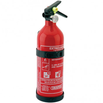 Draper 22185 - 1kg Dry Powder Fire Extinguisher