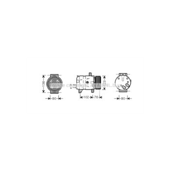  RTAK069 - Compressor (A/C)