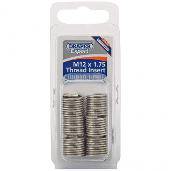 Draper Expert 21711 - Expert M12 x 1.75 Metric Thread Insert Refill Pack (6)