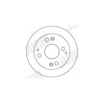Jurid 562282J-1 - Brake Disc (Rear)