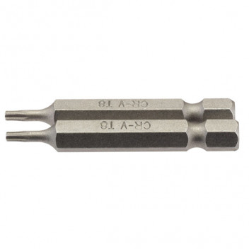 Draper 66484 - T8 1/4" Hex. Draper TX-STAR&#174; Insert Bit 50mm Long x 2