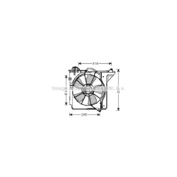 AVA TO7538 - Cooling Fan